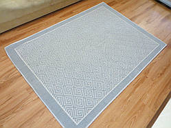 Бавовняний килим. Розмір 140х200. Туреччина. Серый4