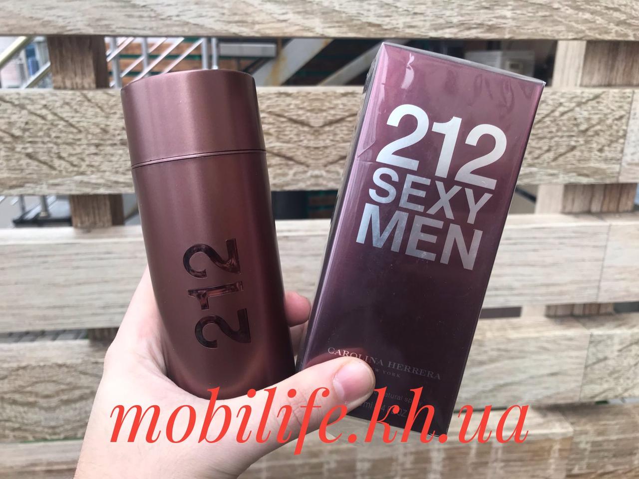 Туалетна вода для чоловіків Carolina Herrera 212 Sexy Men 100мл ( Кароліна Херрера 212 Sexy Мен )