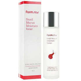 Тонер для обличчя з муцином равлика Farmstay Snail Mucus Moisture Toner 150 мл (8809426954513)