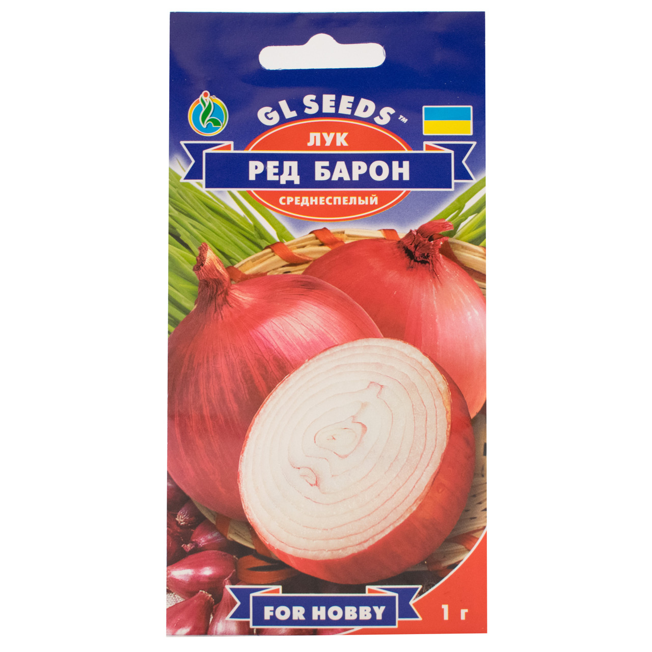 Цибуля Ред барон 1 г Gl Seeds, фото 1