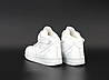 Чоловічі та жіночі зимові кросівки Nike Air Force Winter 1 White High Найк Аір Форс 1 білі шкіра з хутром, фото 7