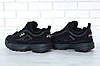 Жіночі зимові кросівки Fila Disruptor II FUR Black (чорні) Взуття Філа Дизраптор 2 Вєтнам низькі натуральний замш хутро 36,38 р, фото 9