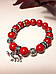 Браслет з натурального каменю корал, фото 3