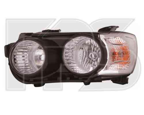Фара ліва електро (чорний відбивач) для Chevrolet Aveo 2012-16