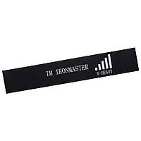 Гумка для фітнесу Iron Master чорна