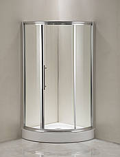 Душова кабіна AquaStream Premium 90 LC Pentagon 90*90*195, фото 3