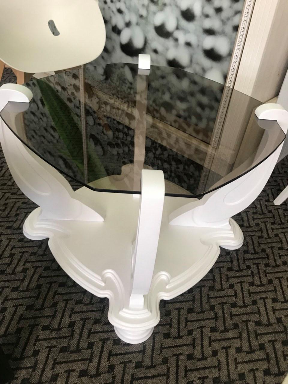 Стіл журнальний зі скляною стільницею  ДС-22 Імперіал Антонік