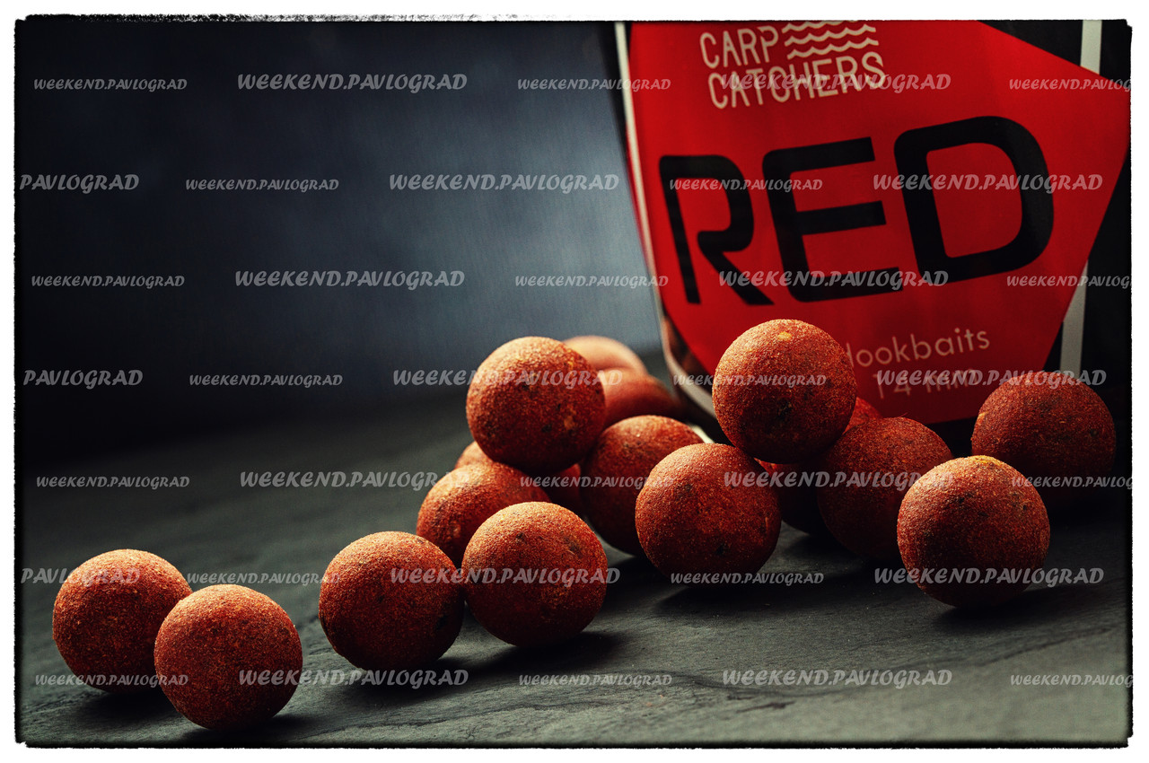 Бойлы тонущие Carp Catchers Impulse Hookbaits «RED» 10 mm - фото 2 - id-p1325489966