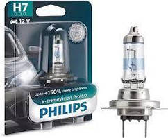 Лампа фары H7 X-tremeVision Pro150 +150% 12V 55W PX26d (Philips)