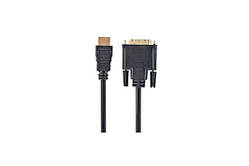 Кабель штекер HDMI — штекер DVI 1 м.