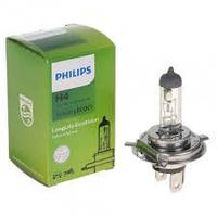 Лампа фары H4 12V 60/55W  P43t-38 LongerLife Ecovision (Philips)