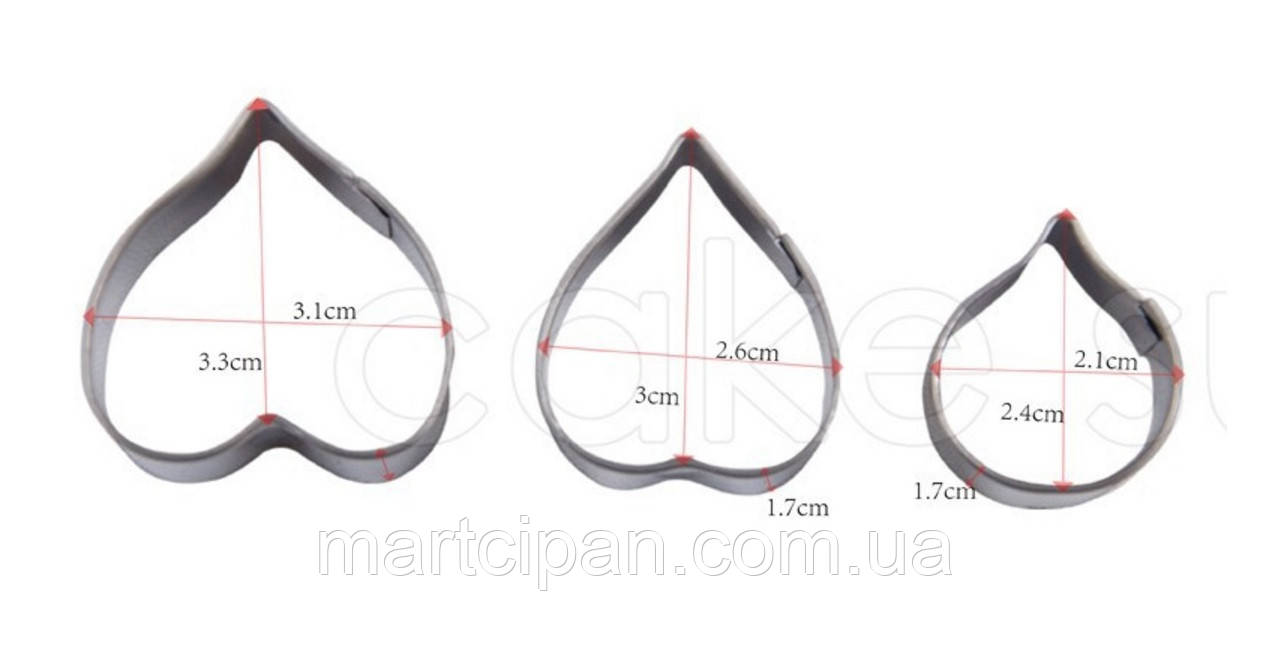 Анютины глазки набор каттеров для мастики - фото 2 - id-p188928675