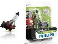 Лампа фари H11 12V 55w PGJ19-2 H LongerLife Ecovision (hilips)
