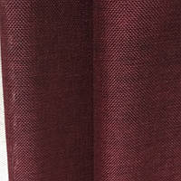 Штори льон-бордо