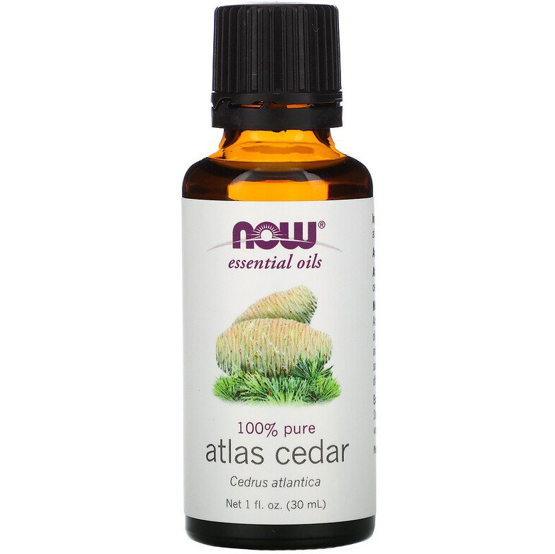 Ефірна олія атласського кедра NOW Foods "Atlas Cedar" (30 мл), фото 1