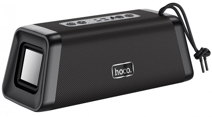 Портативна блютуз колонка HOCO BS35 |AUX, Micro-SD card, USB, FM-radio| Чорний