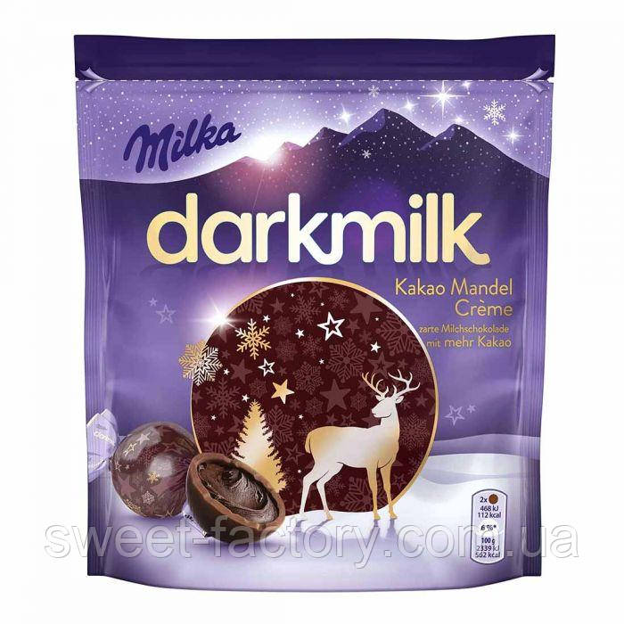 Цукерки Milka Darkmilk Kakao Mandel Creme 100 g