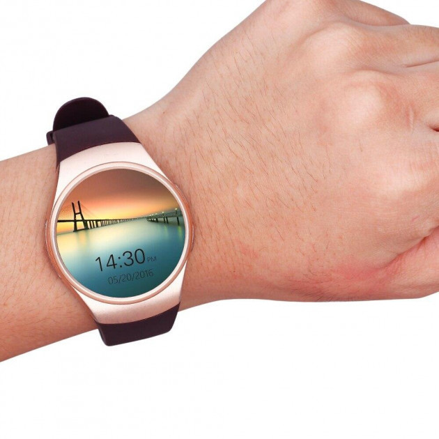 Годинник Smart watch Kingwear KW18 золотий (Без заміни браку)