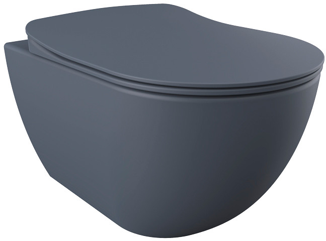 Унітаз підвісний Creavit FE320-11BM00E-0000 + KC0903.01.0600 E, фото 1