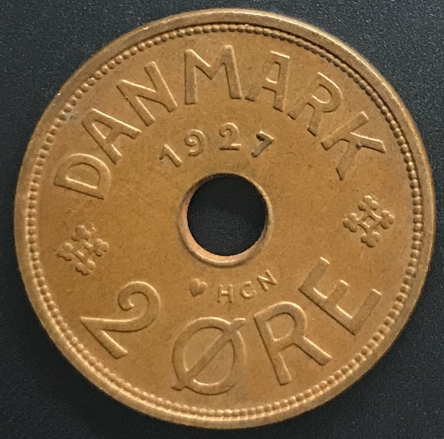 Монета Данії 25 ері 1990 р., фото 1