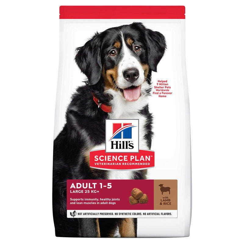 Сухий корм Hill's (Хіллс) Science Plan Adult Large Breed для собак великих порід з ягням та рисом 14 кг, фото 1