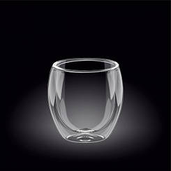 Стакан Wilmax Thermo Glass з подвійним дном 300 мл new 888762 / А