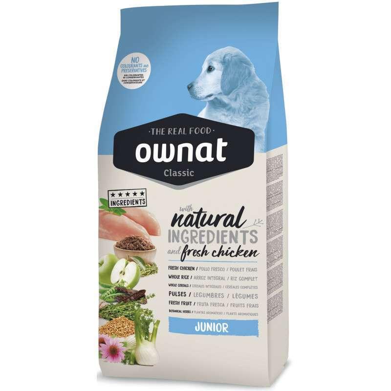 Сухий збалансований корм для цуценят та юніорів Ownat (Овнат) Classic Junior 12 кг