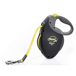 Повідець-рулетка Flexi (Флексі) Giant L для великих порід собак неоновий 8 м до 50 кг