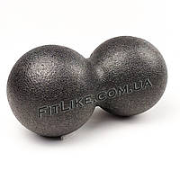 Подвійний масажний м'яч 23х11 см для спини duoball EPP-піна (арахіс)