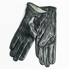 Оптом жіночі шкіряні рукавички на плюше (арт. 14F21-006)