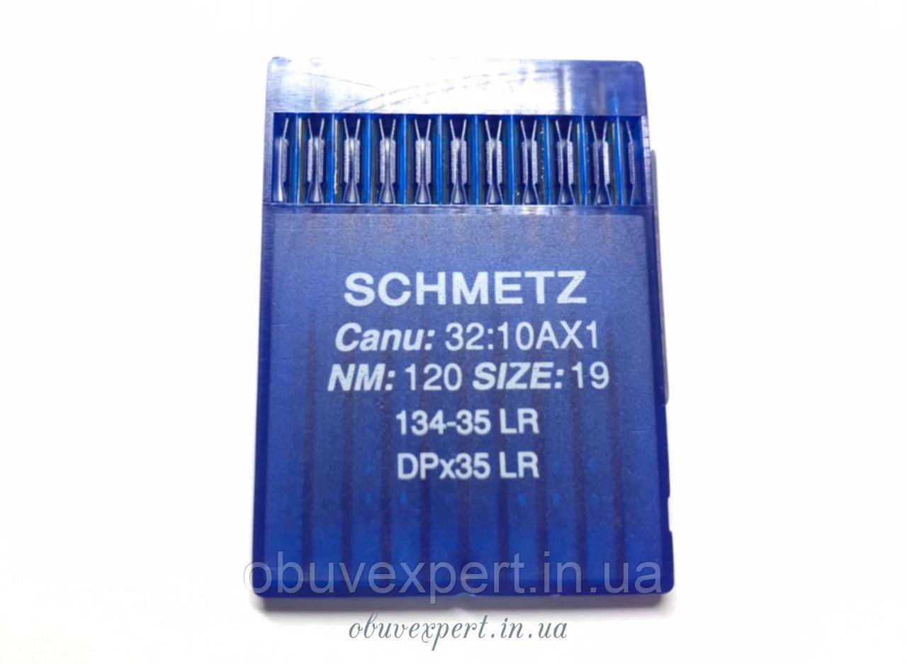 Голка для шкіри Schmetz DPx35 LR 120/19, з ріжучим вістрям, 1 голка