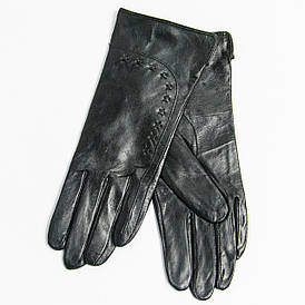 Оптом жіночі шкіряні рукавички на плюше (арт. 14F21-12)