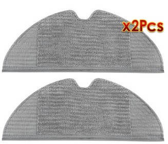 Комплект серветок (ганчірки) для робот-пилососа Xiaomi Mop 1С STYTJ01ZHM Mop 2 Dreame F9 D9 Pro L10 2штуки, фото 1