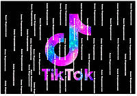 №14 Вафельна картинка тік ток прямокутна на торт для торта харчовий друк їстівний папір