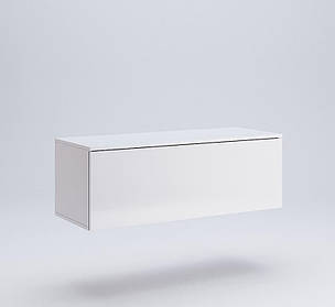 Тумба підвісна Білий глянець Бокс-42 TV 1,05 MiroMark