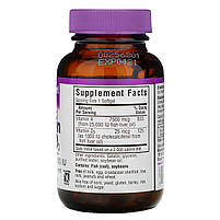 Вітаміни A і D3 Bluebonnet Nutrition 100 гелевих капсул, фото 2