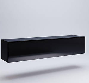 Тумба підвісна Чорний глянець Бокс-43 TV 1,4