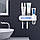 Диспенсер для пасти та щіток зі стерилізатором Toothbrush sterilizer ZSW-Y01, фото 3