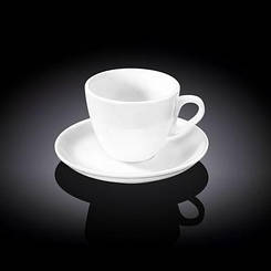 Чашка чайна з блюдцем WILMAX 190 мл Колір білий 993175