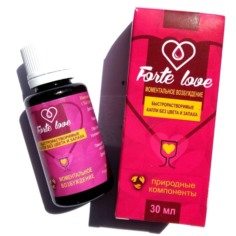 Збуджуючі краплі для жінок з швидким ефектом "Forte Love" 30 мл.
