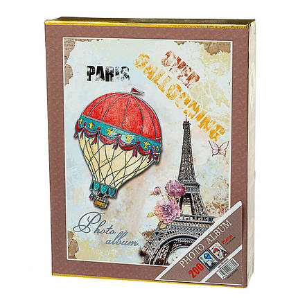 Фотоальбом на 200 фото 10х15 Париж 8423-021(2) альбом для фото для фотографій ейфелева вежа VE, фото 2