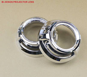 Маска для ксенонових лінз 3.0": Z104 Porsche Chrome, фото 3