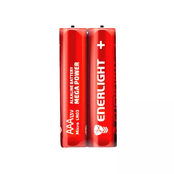 Лужна Батарейка Елемент живлення Enerlight Mega Power AAA 1,5v LR03, 2шт Alkaline Battery