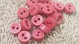 Гудзик для ляльок міні 6 мм. Відтінок рожевого. № 6.52, фото 2
