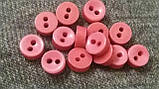 Гудзик для ляльок міні 6 мм. Відтінок рожевого. № 6.52, фото 3