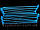 Палички з насадками блакитні 100шт/уп, фото 2
