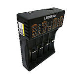 Зарядний пристрій LiitoKala Lii-402 + Блок живлення 2A Оригінал, ПОВНИЙ КОМПЛЕКТ (AA, AAA, Li-ion, NiMh, NiCd,18650,26650 та ін.), фото 4