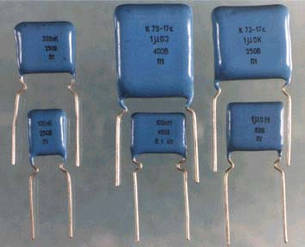 К73-17 63в 1 мкф Конденсатори плівкові металізовані поліетилентерефталатні