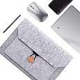 Чохол-конверт із фетру для Macbook Air/Pro 13,3" — Сірий, фото 5