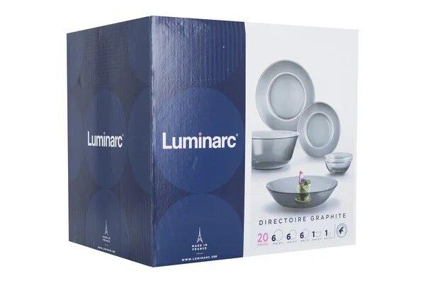 Сервіз LUMINARC Directoire Graphite 20 предметів